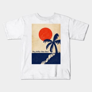 Beach beautiful view Kids T-Shirt